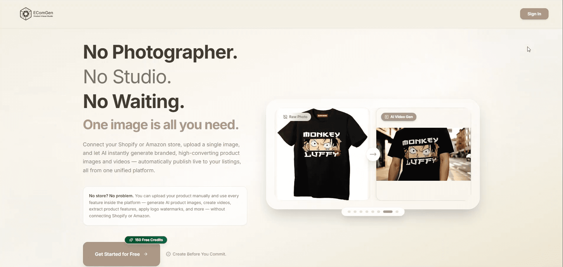 EComGen screenshot 1