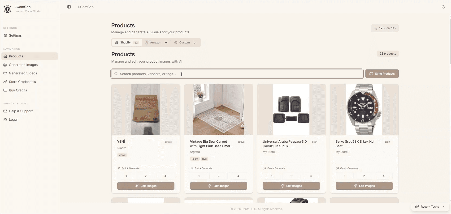EComGen screenshot 3