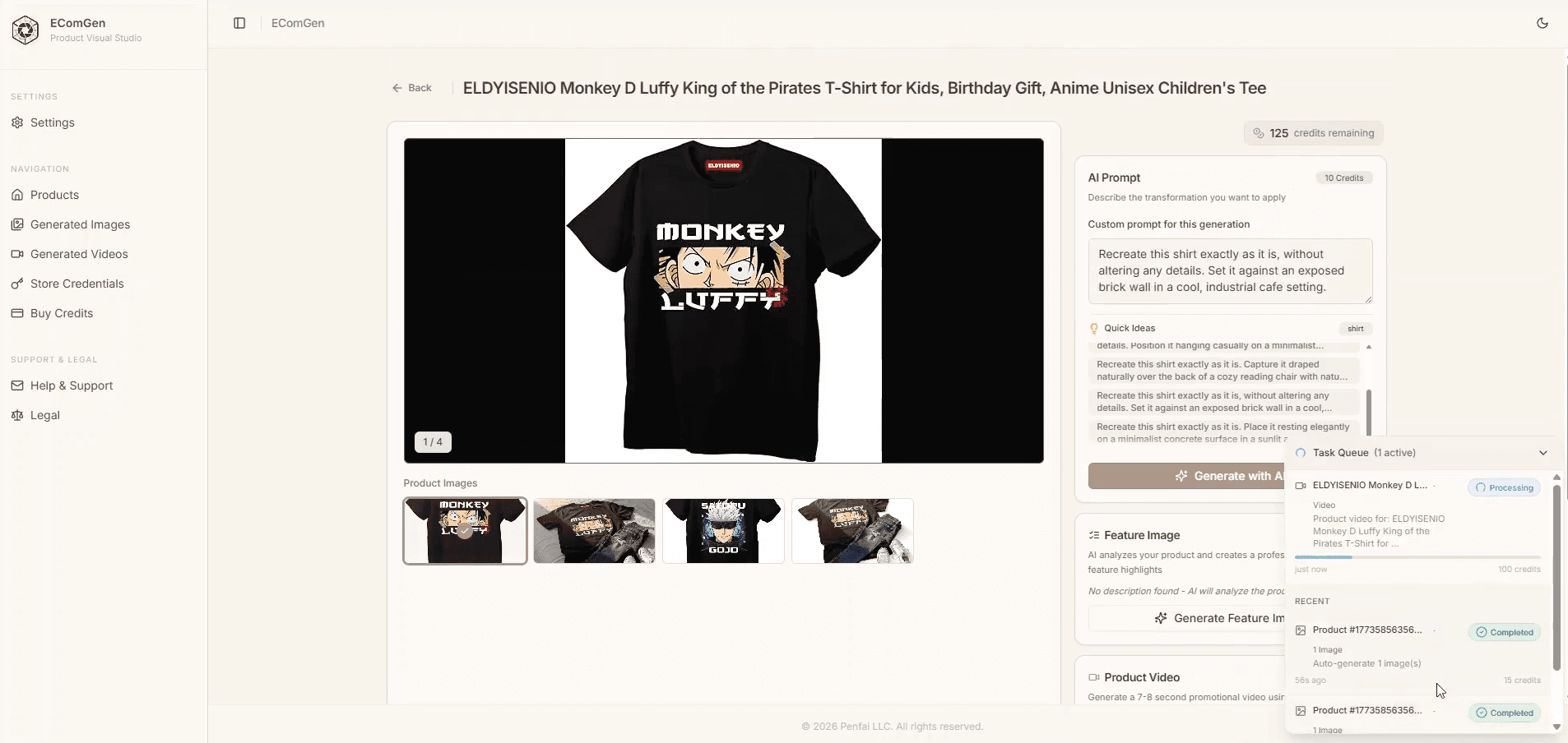 EComGen screenshot 4