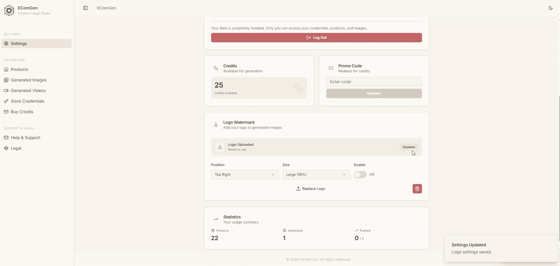 EComGen screenshot 7