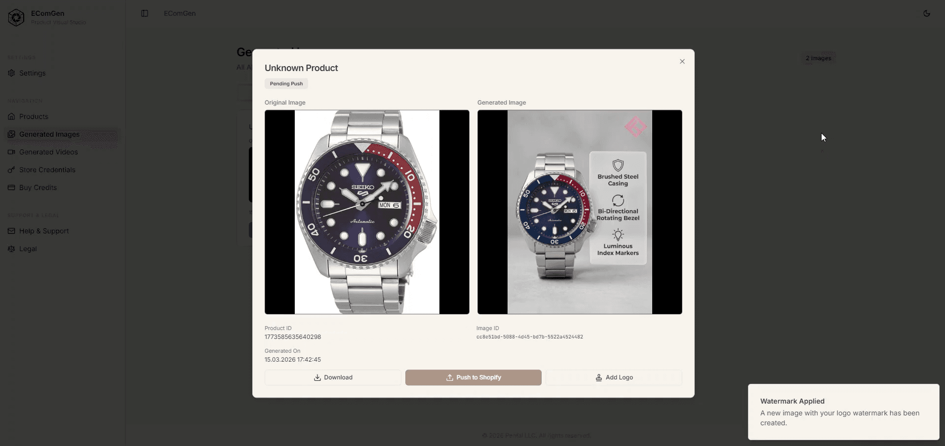 EComGen screenshot 8